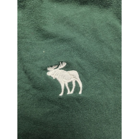 Abercrombie & Fitch Green Long Sleeve Shirt Logo Graphic Size M - Picture 4 of 7